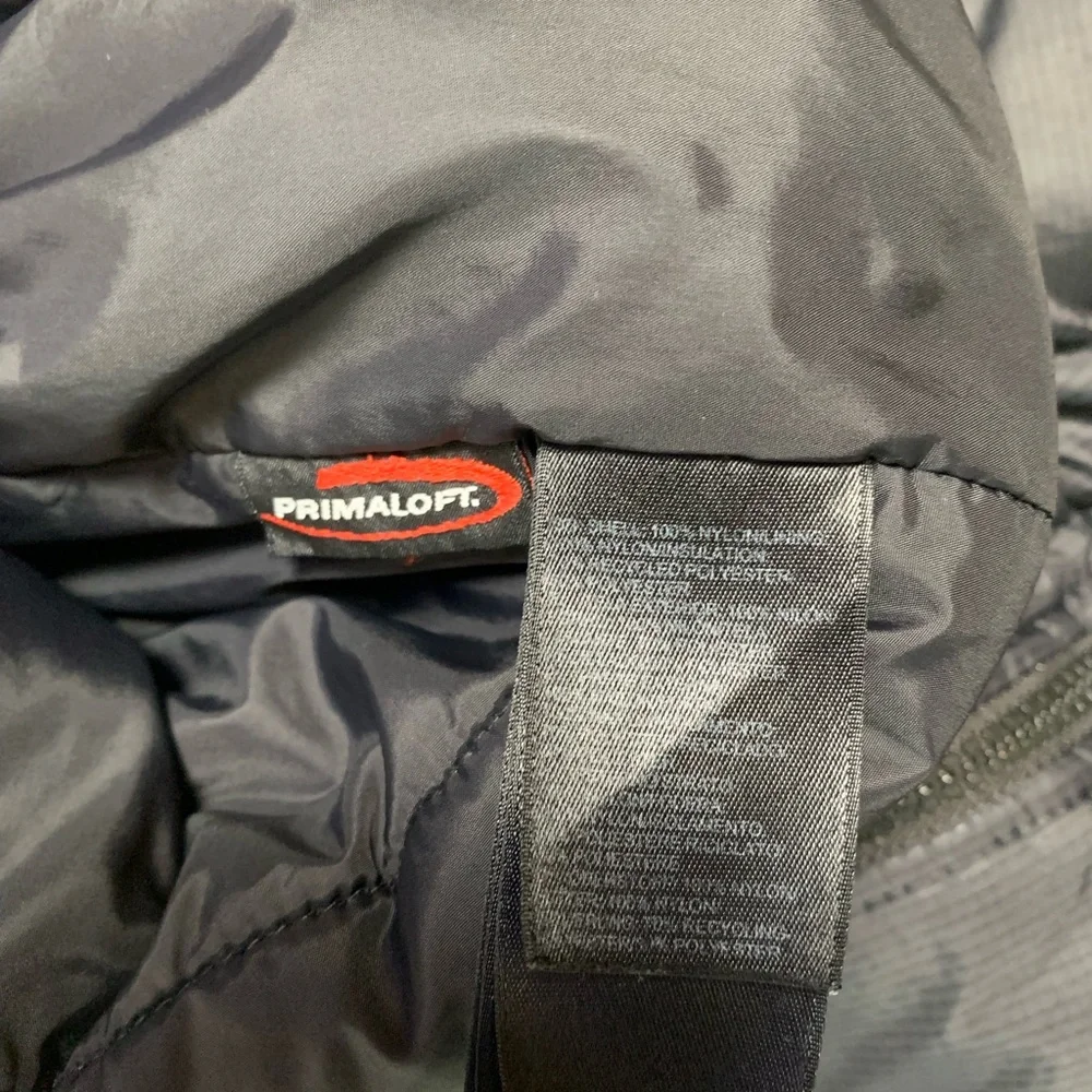 The North Face Mens Black Puffer Vest XL Quilted Full Zip Outdoor Gilet‎